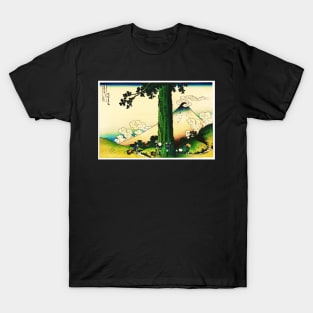 Mishima Pass in Kai Province Digitally enhanced T-Shirt